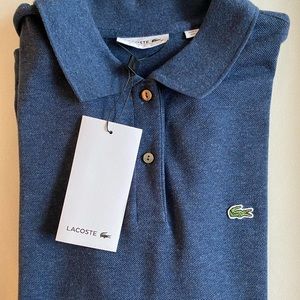 Authentic Lacoste Classic Fit Navy Polo Shirt
